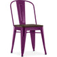 Dining chair - Industrial design - Wood and steel - Stylix
