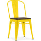 Dining chair - Industrial design - Wood and steel - Stylix