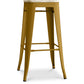 Bar Stool - Industrial Design - Steel & Wood - 76cm - Stylix