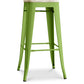 Bar Stool - Industrial Design - Steel & Wood - 76cm - Stylix