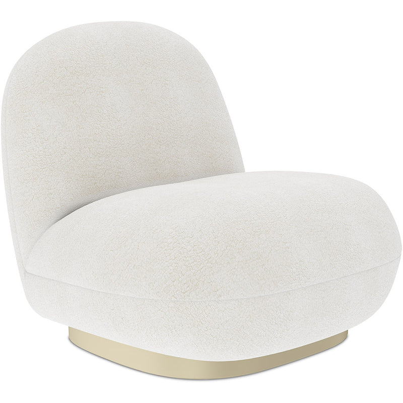 Bouclé fabric upholstered armchair - Larry - gallery 5