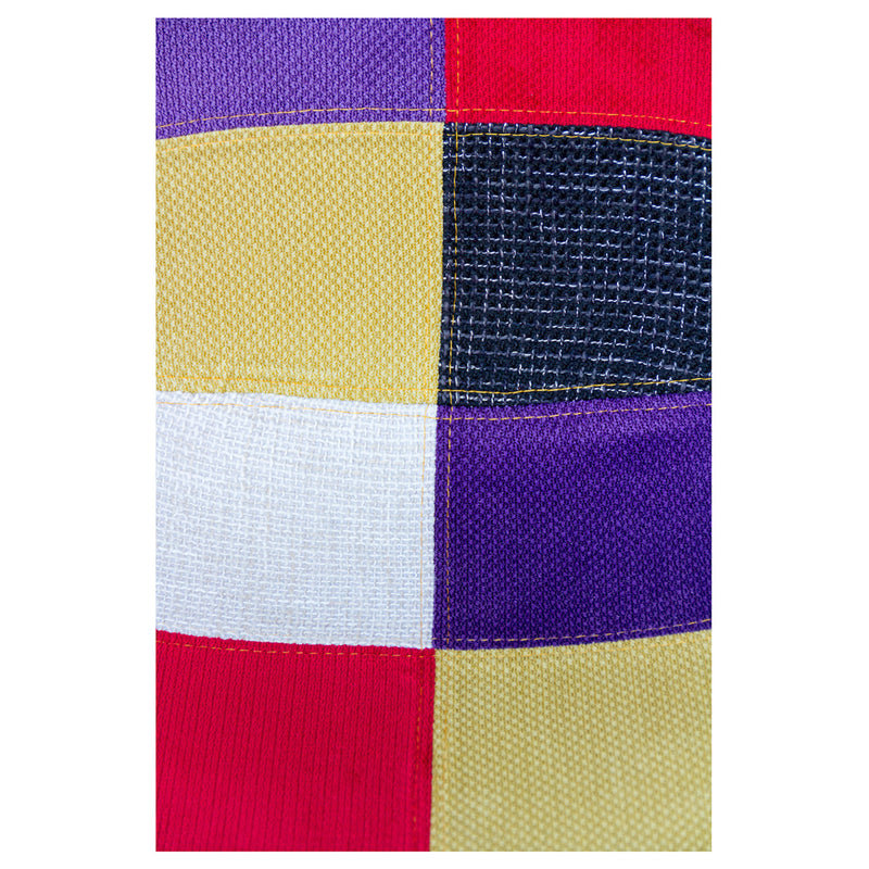 Dining Chair - Patchwork Upholstery - Scandinavian Design and Wooden Legs - Skögur