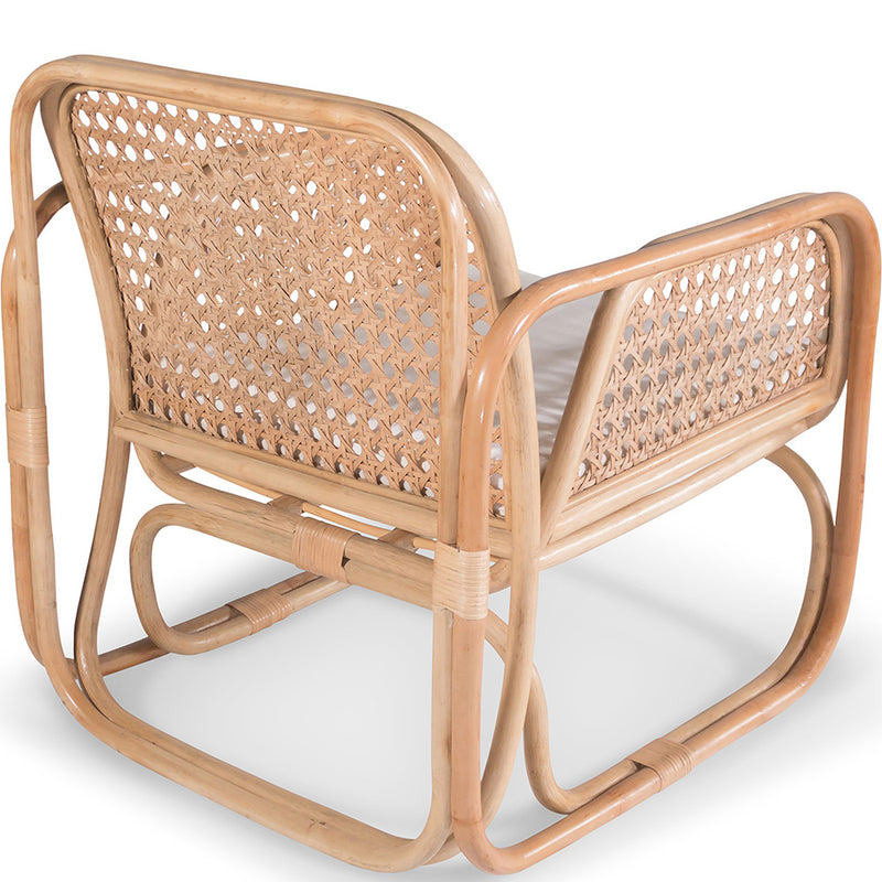 Rattan Lounge Chair - Design Chair - Boho Bali - Qawa
