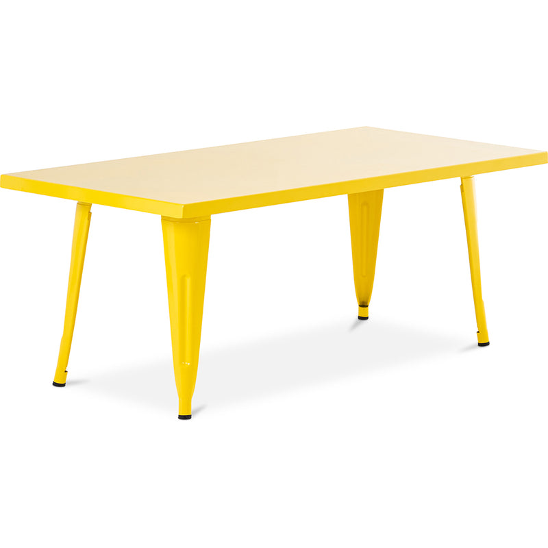 Table rectangulaire pour enfants – design industriel – 120 cm – Stylix
