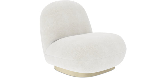 Bouclé fabric upholstered armchair - Larry - gallery 6