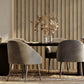 Fotel designerski - Obity aksamitem - Wasda