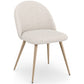 Dining Chair - Upholstered in Bouclé Fabric - Scandinavian Design - Evelyne