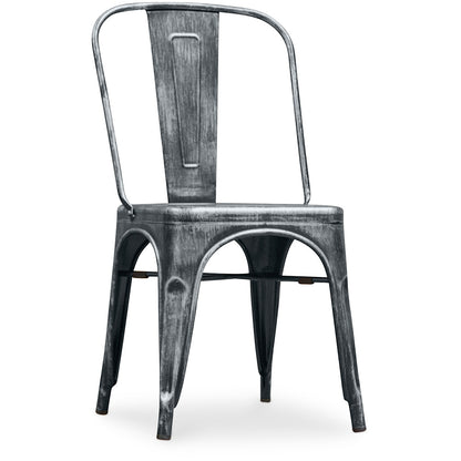Steel dining room chair - Industrial design - New edition - Stylix