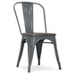 Spisestuestol - Industriell design - Tre og stål - Ny utgave - Stylix