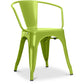 Chaise de salle à manger avec accoudoirs - Acier - Nouvelle édition - Stylix
