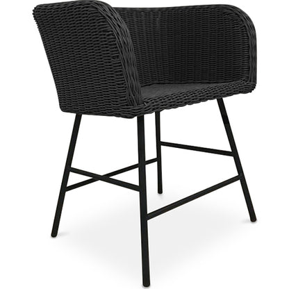 Chaise de salle à manger en rotin - Boho Bali Design - Ishita