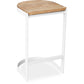 Taburete Diseño Industrial - Madera y Metal - 60cm - Lia