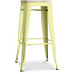 Bar Stool - Industrial Design - Steel & Wood - 76cm - Stylix