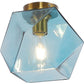 Lampe de plafond en cristal - Monture encastrée design rétro - Avo