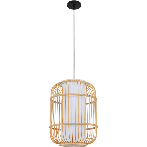 Lampe de plafond en bambou - Lampe suspendue au stile Boho Bali - Mane