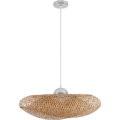 Lampe de plafond en bambou - Lampe suspendue au stile Boho Bali - Sam