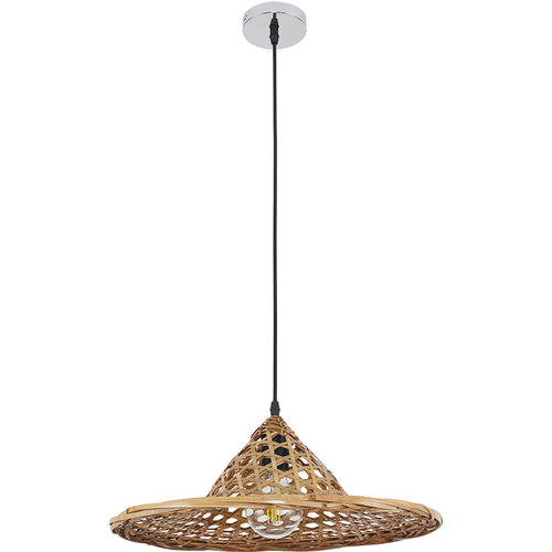 Lampe de plafond en bambou - Lampe suspendue de stile Boho Bali - Flora