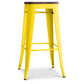 Industriell design barkrakk - Tre og stål - 76cm - Stylix