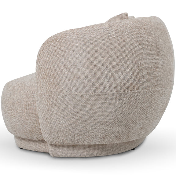 Curved Contemporary Style Design Sofa Upholstered in Chenille - 3 Seater - Curvy - gallery 7