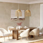 Rattan Ceiling Lamp - Boho Bali Design Pendant Lamp - Bu - gallery 8