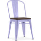 Dining chair - Industrial design - Wood and steel - Stylix