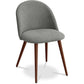 Eetkamerstoel - kruk Bekleed - Scandinavische Stijl - Evelyne
