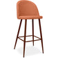 Tabouret rembourré en tissu - Design scandinave - 73cm - Evelyne