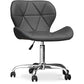 Chaise de bureau à roulettes - Chaise de bureau pivotante - Tapissée en simili cuir - Wito