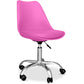 Chaise de bureau à roulettes - Chaise de bureau pivotante - Tulip