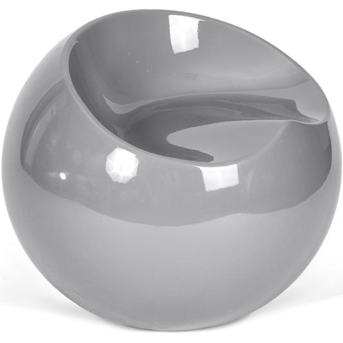 Ball Chair Modern with Contemporary Design in ABS – Shiny Round Seat for Home and Office – Circle