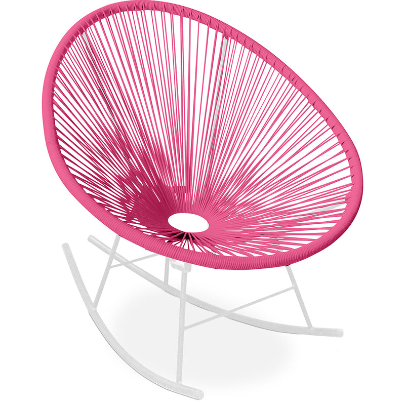 Acapulco Rocking Chair - White legs - New edition