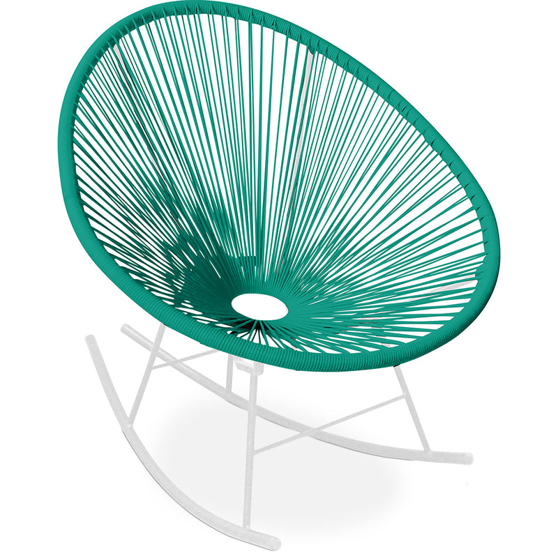 Acapulco Rocking Chair - White legs - New edition
