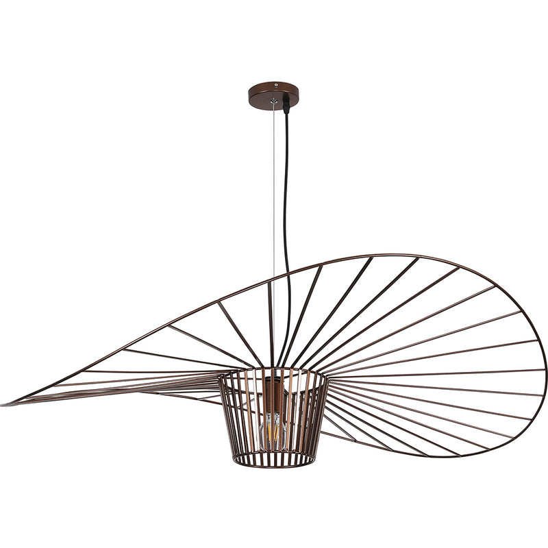 Vertical Hanging Lamp 80cm - Metal