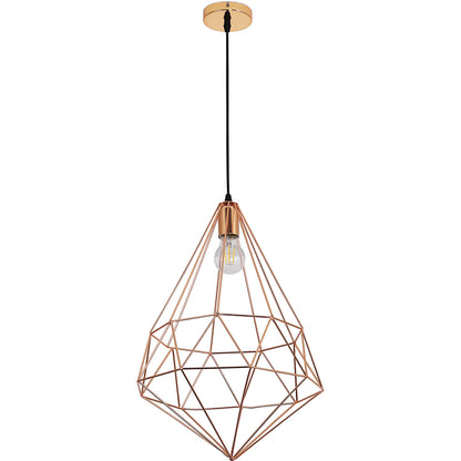 Lampa sufitowa retro - Lampa wisząca geometryczna - Yak