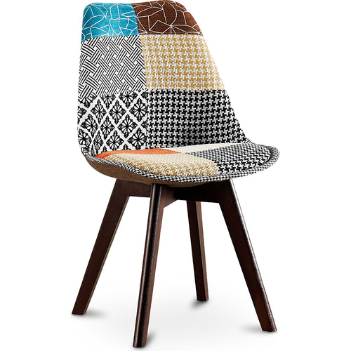 Dining Room Chair - Patchwork Upholstery - Patty