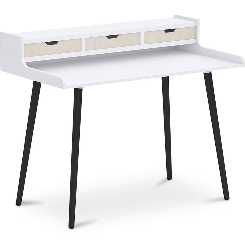 Bureau en Bois avec Tiroirs - Design Scandinave - Thora
