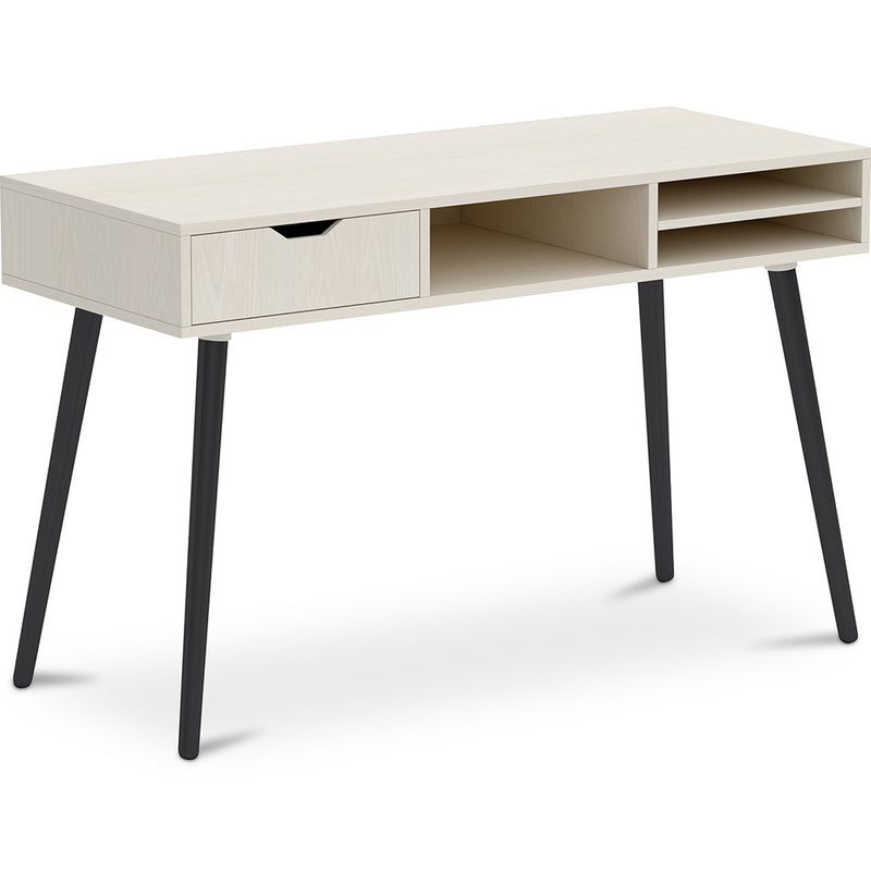 Bureau en Bois avec Tiroir - Design Scandinave - Beckett