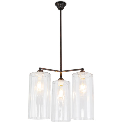 Lampe de plafond en cristal - Lampe suspendue - 3 bras - Reg