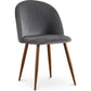 Dining chair - Upholstered in velvet - Scandinavian design - Evelyne