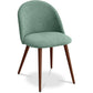 Silla de Comedor - Tapizada en Tela - Estilo Escandinavo - Evelyne