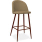 Tabouret rembourré en tissu - Design scandinave - 73cm - Evelyne