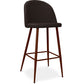 Tabouret rembourré en tissu - Design scandinave - 73cm - Evelyne