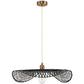 Lampa sufitowa z bambusa - Lampa wisząca w stylu Boho Bali - Bahati