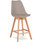 Scandinavian style stool - wooden legs - Denisse