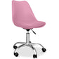 Chaise de bureau avec roulettes - Chaise de bureau pivotante - Tulip