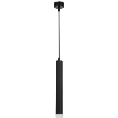 Lampe de plafond en tube - Lampe suspendue LED - Noir - Lilu