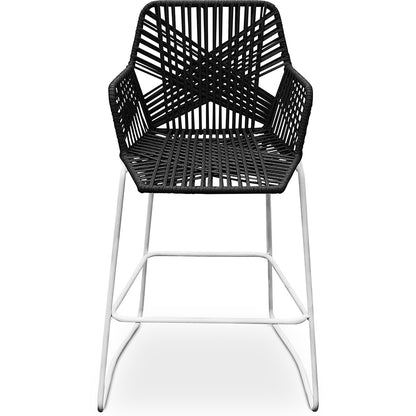 Bar Stool Design Boho Bali Rattan Synthetic 75cm - Tale