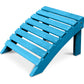 Garden Chair Footrest Adirondack Wood Outdoor Furniture - Alana
