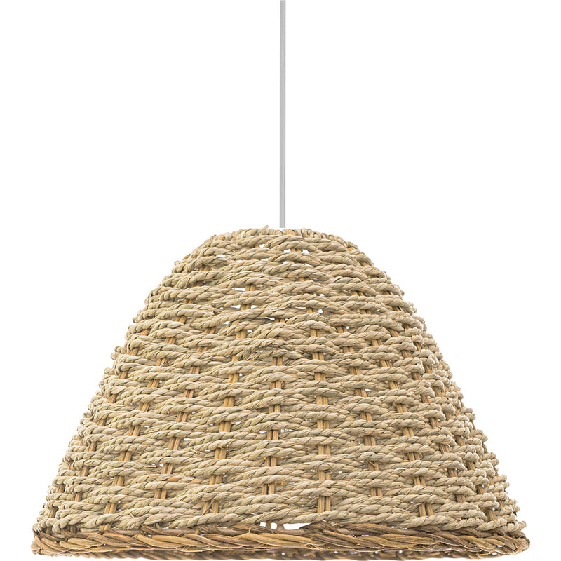Lampe de plafond en rotin - Lampe suspendue de stile Boho Bali - Milo