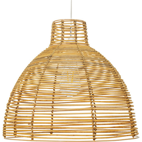 Lampe de plafond en rotin - Lampe suspendue de stile Boho Bali - Can